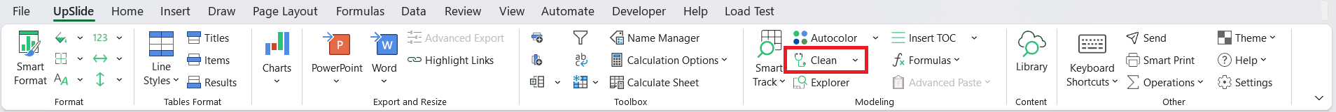 UpSlide ribbon Clean Modeling.png